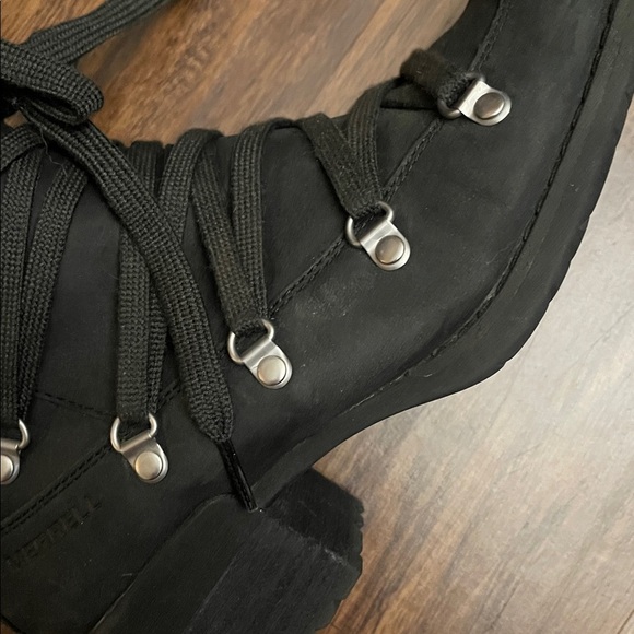 Merrell Shiloh II Hiking Black Boot Size 8 - Picture 10 of 16